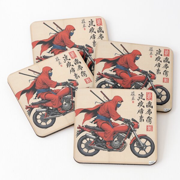 Item preview, Ninja red Japan style 12 bicycle  designed and sold by RedWolfDisigne.