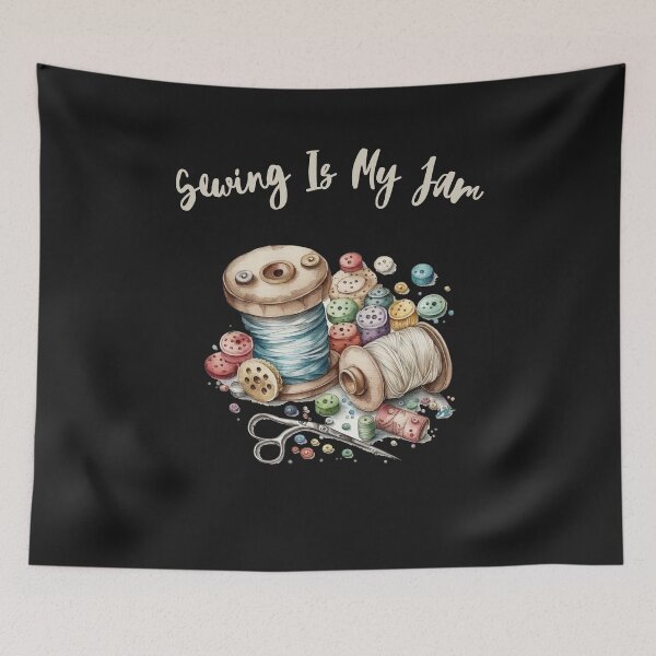 Item preview, Sewing Is My Jam designed and sold by AlienOccupation.
