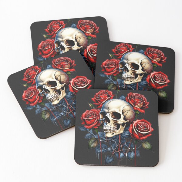 Item preview, Red Roses & Skeletons A Gothic Romance designed and sold by ViguStore.