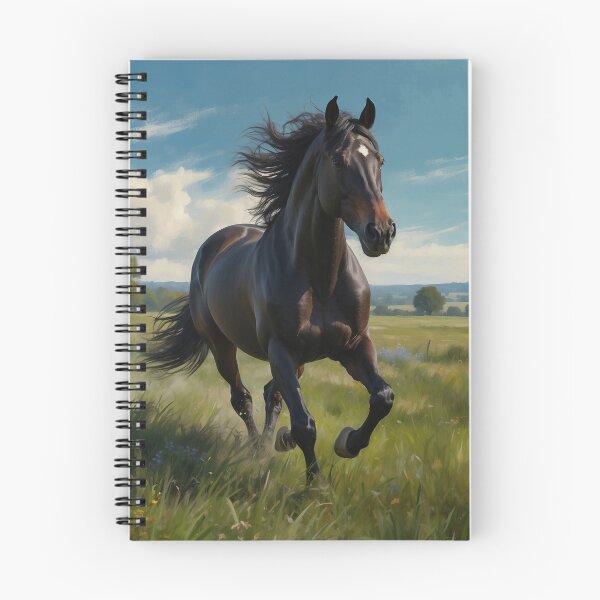 Item preview, Beautiful brown horse in the green meadow designed and sold by digoarpi.