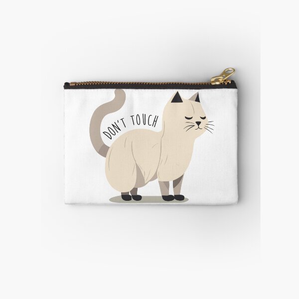 Item preview, Cat Don't Touch White Attitude designed and sold by ArtPuffen.