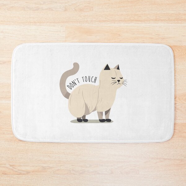 Item preview, Cat Don't Touch White Attitude designed and sold by ArtPuffen.