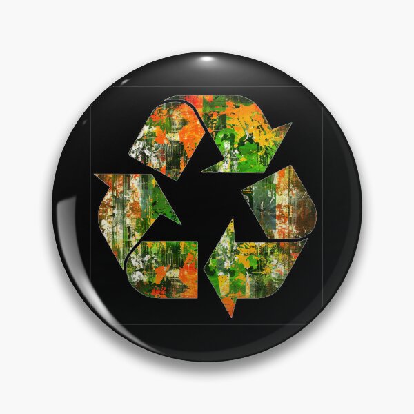 Item preview, Artsy Recycling Symbol designed and sold by Psyberspace.