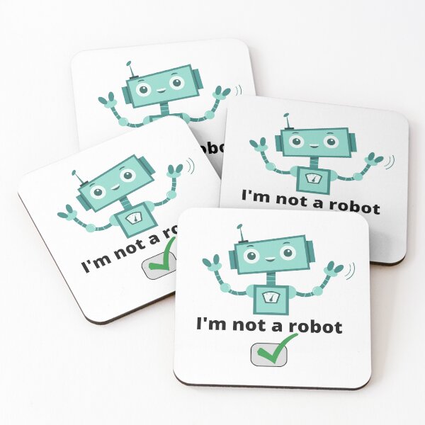 Item preview, I am not a robot designed and sold by coolpixeltik.