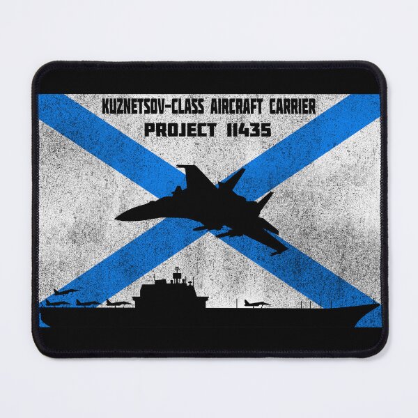 Item preview, Kuznetsov-class Aircraft Carrier Su-33 Russian Naval Flag designed and sold by MilitaryMart.