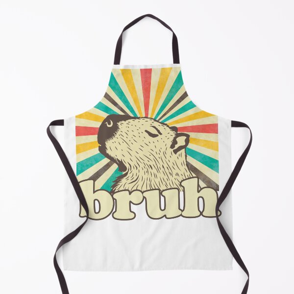Artikelvorschau, Capybara Bruh Retro Sonnenstrahlen entworfen und verkauft von stylesip.