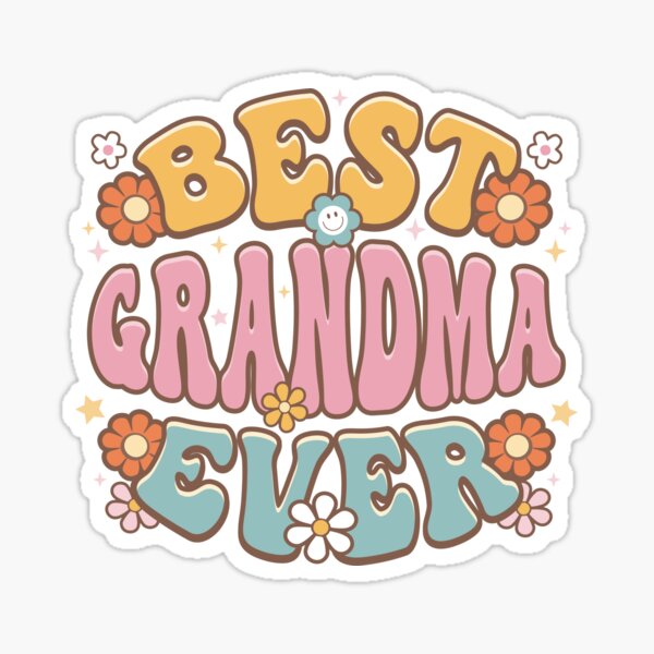 Item preview, Best Grandma Ever Groovy Retro designed and sold by jmbeezee.