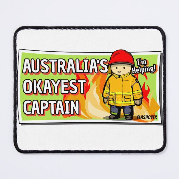 Item preview, Australia's Okayest Captain designed and sold by Flashover.