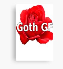 Goth GF Canvas Print