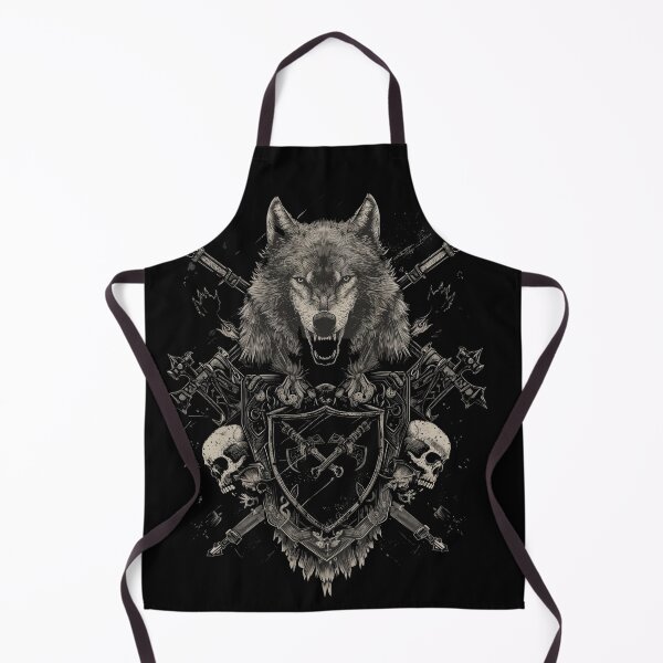 Item preview, Intricate Monochrome Wolf Illustration Featuring Geometric and Celestial Elements designed and sold by Reichcorp.