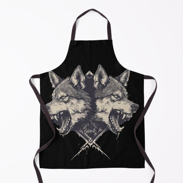 Item preview, Intricate Monochrome Wolf Illustration Featuring Geometric and Celestial Elements designed and sold by Reichcorp.