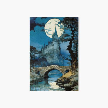 Item preview, Classic Vinatge Castle By the Bridge designed and sold by TheDarkWardrobe.