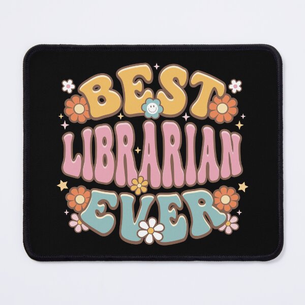 Item preview, Best Librarian Ever Groovy Retro designed and sold by jmbeezee.