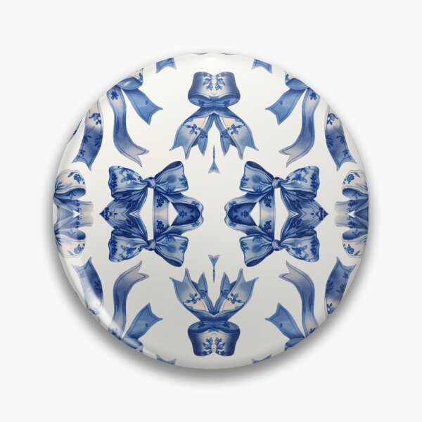 Item preview, Blue Coquette bow pattern designed and sold by AnnDart.