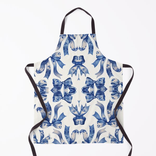 Item preview, Blue Coquette bow pattern designed and sold by AnnDart.