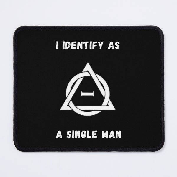 Item preview, I Identify As A Single Man! Therian / Therianthropy Symbol designed and sold by Artography Designs.