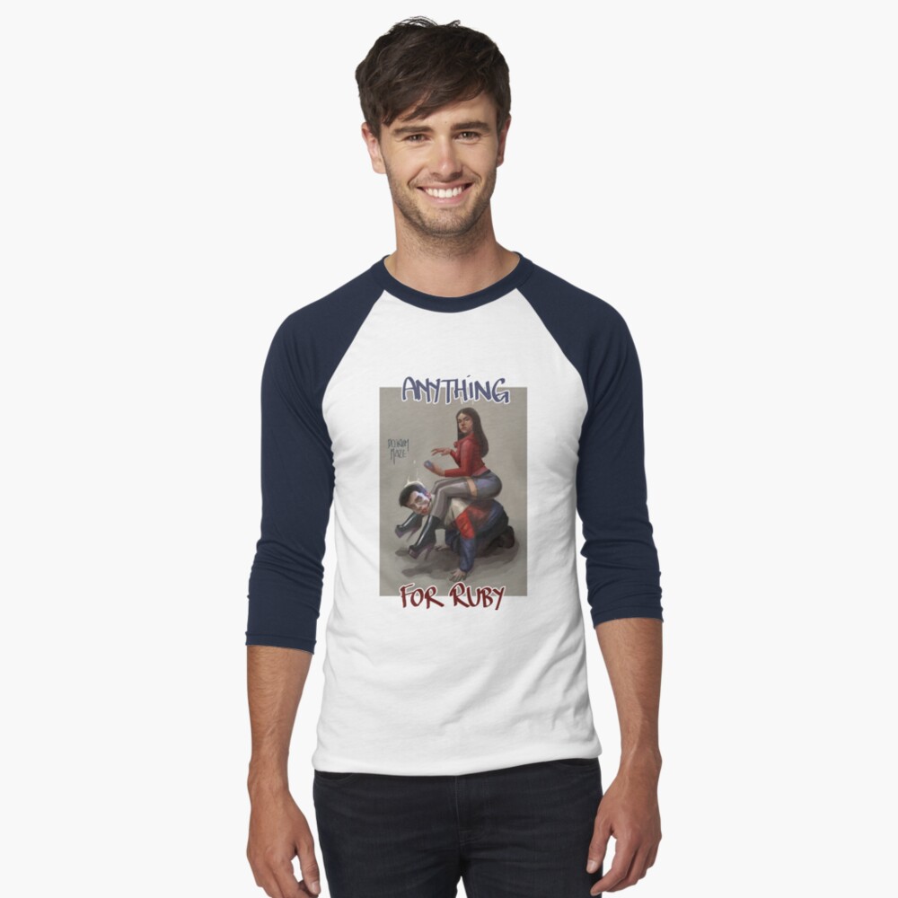 Item preview, Baseball ¾ Sleeve T-Shirt designed and sold by Delirium-Maze.