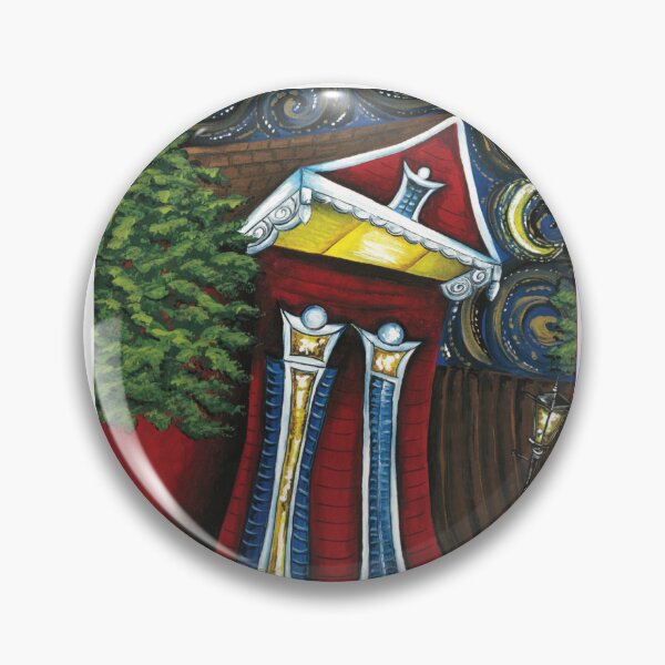 Artikelvorschau, Rotes Nola Shotgun-Haus entworfen und verkauft von EmilyKnatzerArt.