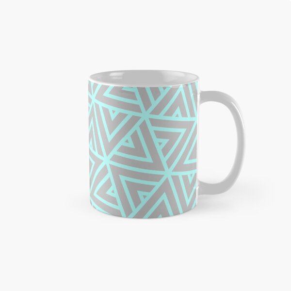 Artikelvorschau, Graues Dreieck Mit Sechsecken Segmentierte Symbole Teal Perpetual Outline entworfen und verkauft von Alchemy-A-La-G.