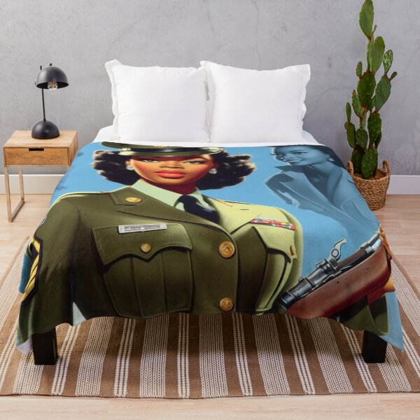 Item preview, Vintage Military Woman designed and sold by PulpVintage.
