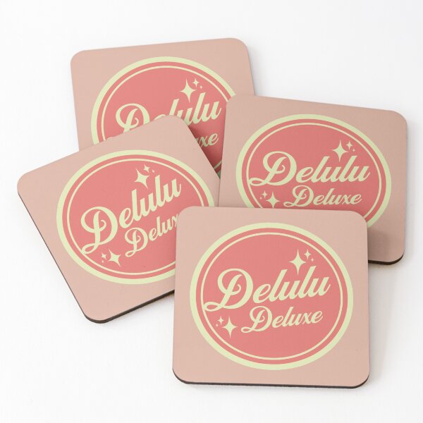 Item preview, Delulu deluxe - badge designed and sold by ANGELLINX3.