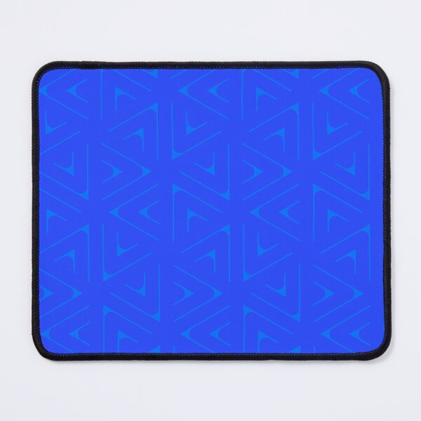 Item preview, Blue Triangle Hexagons Segmented Symbols Azul Perpetual Outline designed and sold by Alchemy-A-La-G.