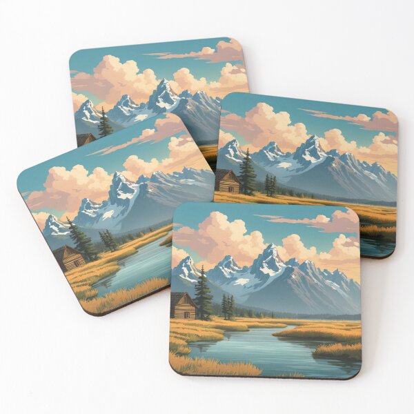 Item preview, Grand Teton National Park designed and sold by SievesWeaves.