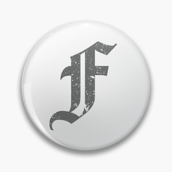Item preview, Calligraphic Capital Letter F Grunge designed and sold by KTSubz Faith & Fun Designs.