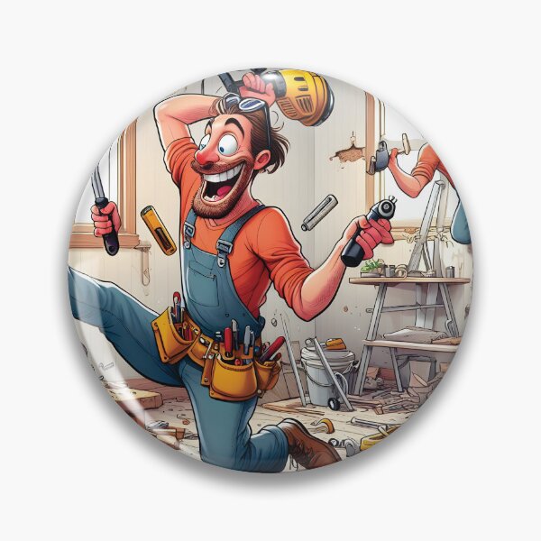 Item preview, FUNNY DAD doing some work around the house and things aren't going well! designed and sold by Starwebd.
