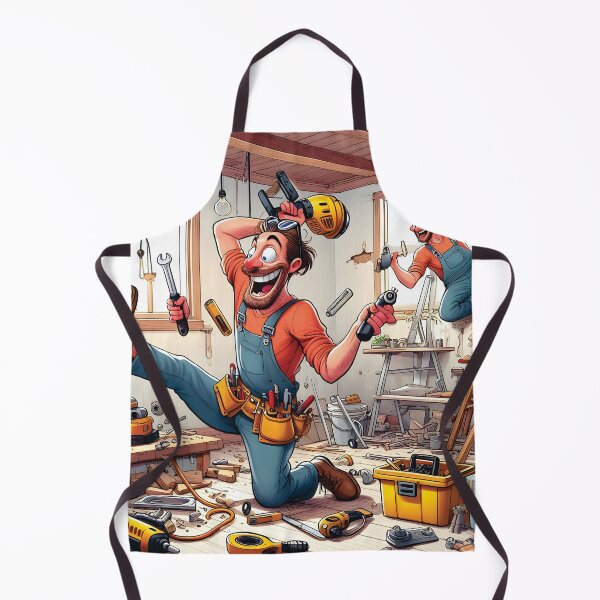 Item preview, FUNNY DAD doing some work around the house and things aren't going well! designed and sold by Starwebd.