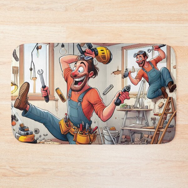 Item preview, FUNNY DAD doing some work around the house and things aren't going well! designed and sold by Starwebd.
