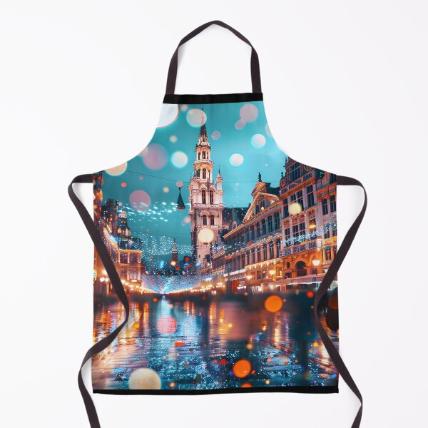 Item preview, Ethereal Brussels: Holographic Cityscape designed and sold by AI-Only Creations.