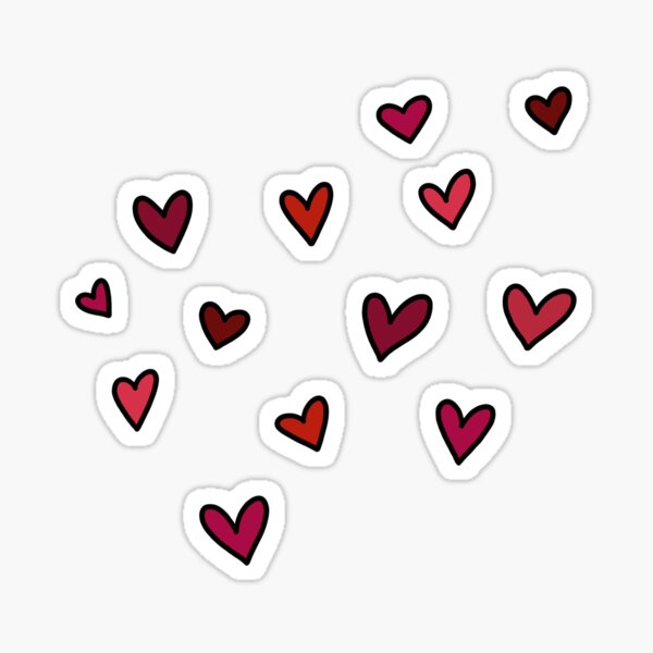 Item preview, 13 Tiny Hearts - Rose designed and sold by littlestthought.