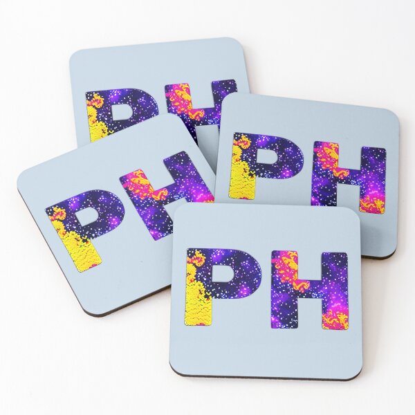 Item preview, letter PH, monogram. typography collage. ABC art. gift designed and sold by Minibubb.