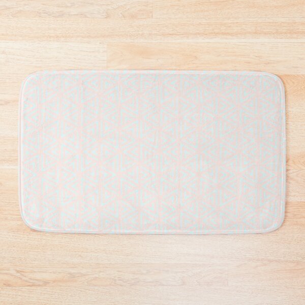Item preview, Baby-Blue Triangle Hexagons Segmented Symbols Peach Perpetual Outline designed and sold by Alchemy-A-La-G.
