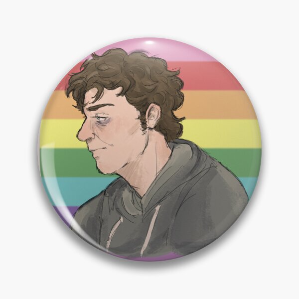 Item preview, Marvin from falsettos on rainbow background designed and sold by emmetthob.