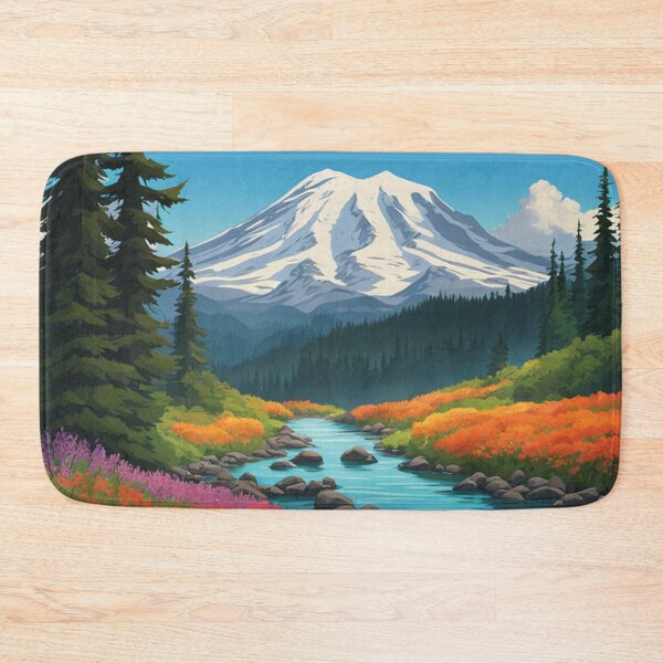 Item preview, Mt Ranier National Park designed and sold by SievesWeaves.