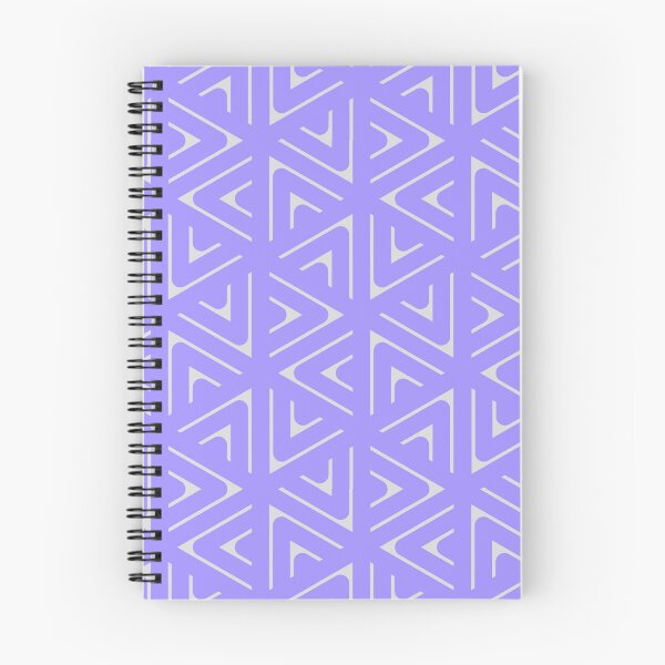 Item preview, Grey Triangle Hexagons Segmented Symbols Purple Perpetual Outline designed and sold by Alchemy-A-La-G.