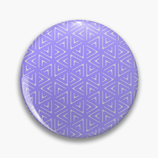 Item preview, Grey Triangle Hexagons Segmented Symbols Purple Perpetual Outline designed and sold by Alchemy-A-La-G.