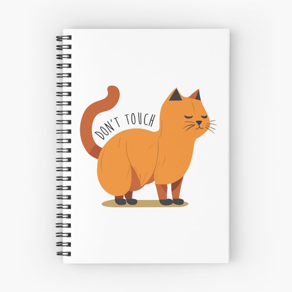 Item preview, Cat Don't Touch Orange Attitude designed and sold by ArtPuffen.