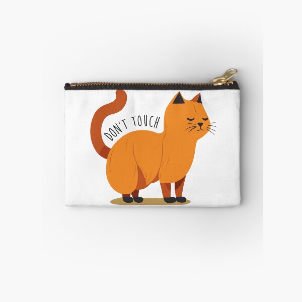 Item preview, Cat Don't Touch Orange Attitude designed and sold by ArtPuffen.
