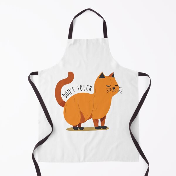 Item preview, Cat Don't Touch Orange Attitude designed and sold by ArtPuffen.
