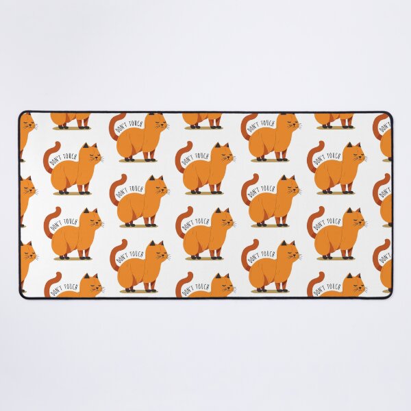 Item preview, Cat Don't Touch Orange Attitude designed and sold by ArtPuffen.