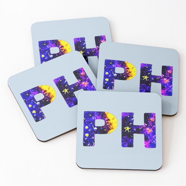 Item preview, letter PH, monogram. typography collage. ABC art. gift designed and sold by Minibubb.