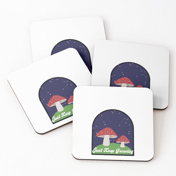 Item preview, Just Keep Growing Red Mushrooms designed and sold by PortalPopper.