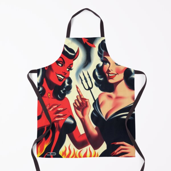 Item preview, Devil Pin-up designed and sold by PulpVintage.
