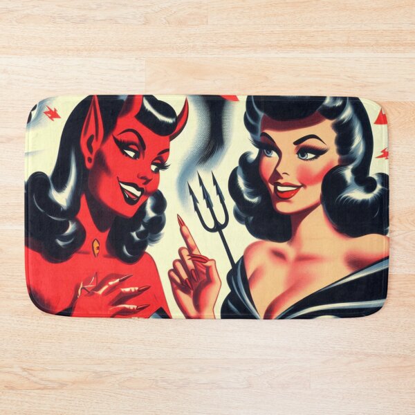 Item preview, Devil Pin-up designed and sold by PulpVintage.