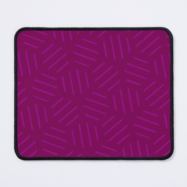 Item preview, Purple Line Stripes Hexagon Shape Magenta Perpetual Outline designed and sold by Alchemy-A-La-G.