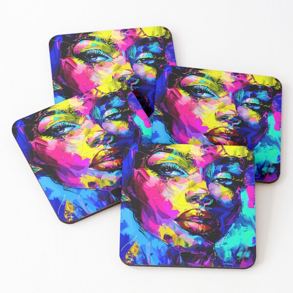 Item preview, Art By Minga Abstract "Color me Beautiful" Face Design designed and sold by Artbyminga.