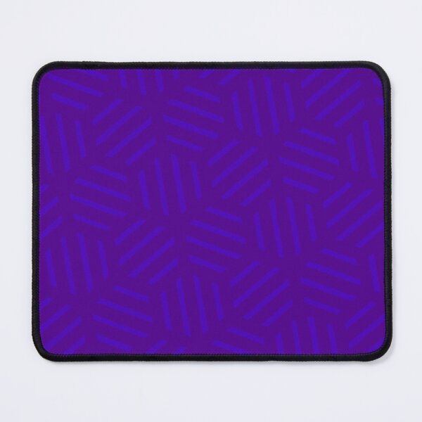 Item preview, Blue Line Stripes Hexagon Shape Purple Perpetual Outline designed and sold by Alchemy-A-La-G.